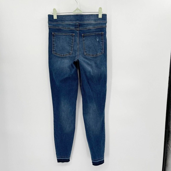 SPANX Distressed Skinny Jegging Blue Size S Denim Medium Wash Pull On Stretch‎ - Picture 11 of 11
